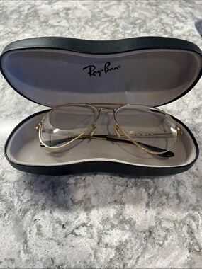 Ray-Ban Gold Aviator Prescription Glasses